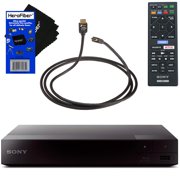 Sony BDP-S3700 Blu-Ray Disc Player with Built-in Wi-Fi + Remote Control, Bundled With Xtech High-Speed HDMI Cable with Ethernet + Xtech Maintenance Kit + HeroFiber Ultra Gentle Cleaning Cloth