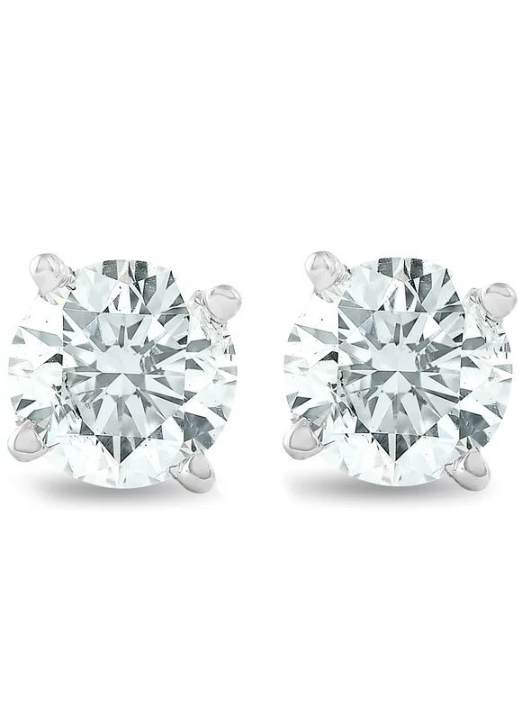 1 1/4 cttw Diamond Studs 14K White Gold IGI Certified Earrings