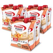 Premier Protein Shake, Peaches & Cream, 30g Protein, 11 Fl Oz, 12 Ct