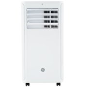 GE 6,100 BTU (9,000 BTU Ashrae) Portable Air Conditioner with Dehumidifier and Remote, White