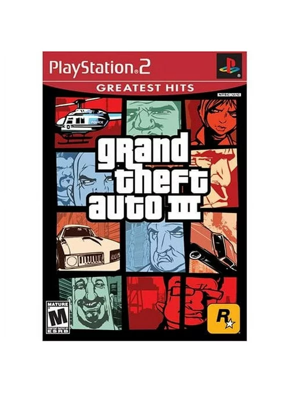 Restored Grand Theft Auto III PS2 For PlayStation 2 (Refurbished)