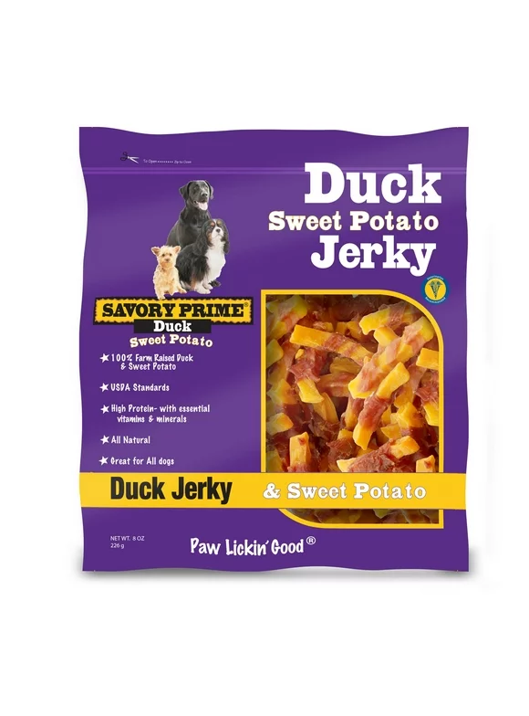 Savory Prime Duck & Sweet Potato Dog Treats, 8 Oz.
