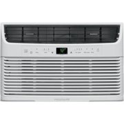 Frigidaire FFRE063ZA1 19"" Energy Star Window Mounted Air Conditioner with 6000 BTU Cooling Capacity  Programmable Timer  Remote Control  and Auto Restart in White