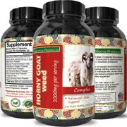 California Products Goat Weed Supplement for Energy Enhancement and Improved Stamina Natural Energy Booster 1000 mg Goat Weed Epimedium Extract with Maca Root Tongkat Ali Ginseng 60 Capsules