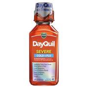 Vicks DayQuil Severe Cough Cold & Flu Relief Liquid, 12 fl oz