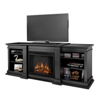 Fresno Electric Fireplace in Black by Real Flame