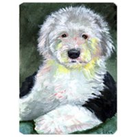 8 x 9.5 in. Old English Sheepdog Mouse Pad, Hot Pad Or Trivet