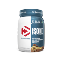 Dymatize ISO100 Hydrolyzed Whey Isolate Protein Powder, Gourmet Chocolate, 20 servings