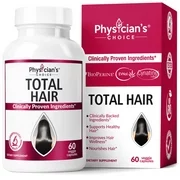 Physician's Choice Hair Growth Vitamins with Biotin and Keratin Softgels, 60 Ct.