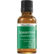 Viva Doria 100% Pure Spearmint Essential Oil, Undiluted, Food Grade, High Quality Spearmint Oil, 30 mL (1fl oz)