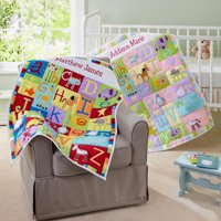 Personalized Baby Alphabet Quilt