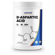 Nutricost D-Aspartic Acid (DAA) Powder 300G (Green Apple) -Gluten Free, Non-GMO