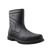 Mens Winter Warm Waterproof Faux Fur Lined High Top Snow Boots