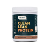 Nuzest Clean Lean Protein - Premium Vegan Protein Powder, Plant Protein Powder, European Golden Pea Protein, Dairy Free, Gluten Free, GMO Free, Naturally Sweetened, Rich Chocolate, 20 Serv