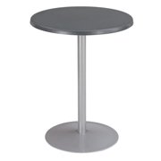 Pemberly Row 24" Round Patio Bistro Table Top in Anthracite