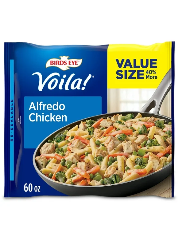 Birds Eye Voila! Alfredo Chicken Skillet Value Size Frozen Meal, 60 oz (Frozen)