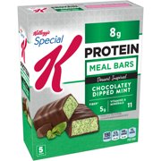 Kellogg's Special K Protein Meal Bar, Chocolatey Dipped Mint, 8g Protein, 5 Ct