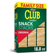 Kellogg's Club Crackers, Lunch Snack Packs, Office and Kids Snacks, Original, 18.8oz Box, 9 Stacks