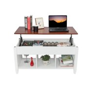Ktaxon Lift Top Coffee Table w/ Hidden Compartment and Storage Shelves Furniture
