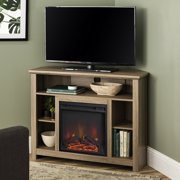 Manor Park Tall Corner Fireplace TV Stand for TV's up to 48" - Espresso