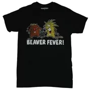 Angry Beavers  Mens T-Shirt - Beaver Fever Dagget and Nobert Image