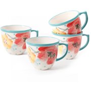 The Pioneer Woman Vintage Bloom 4-Piece 16-Ounce Coffee Sets