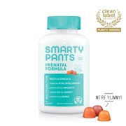 (2 pack) SmartyPants Prenatal Formula Multivitamin Gummies, 80 Ct