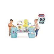 Little Tikes Tasty Jr. Bake 'n Share Play Kitchen with 40+ Piece Accessory Play Set