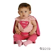 Baby Girl's Supergirl? Bib Costume - Up to 24 Months