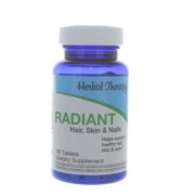 Herbal Therapy Radiant Healthy Hair Skin Nails 60 Tablets Dietary Supplement