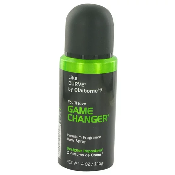 Designer Imposters Game Changer Body Spray for Men, 4 oz.