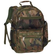 Everest Oversized 20-inch Lightweight Woodland Camo Backpack