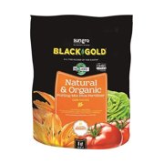 SunGro Black Gold Natural and Organic Potting Soil Fertilizer Mix, 8 Quart Bag