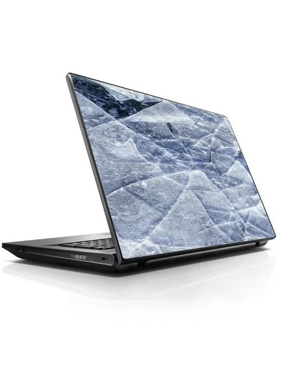 Laptop Notebook Universal Skin Decal Fits 13.3" to 15.6" / Cracking Shattered Ice