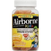 Airborne Kids Gummies Vitamin C Immune Support Supplement, Assorted Fruit Flavors, 42 ct