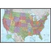 24x36 United States, USA US Decorator Wall Map Poster Mural Laminated