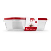 Rubbermaid TakeAlongs Rectangular Food Storage Containers, 2-Pack