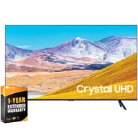 Samsung UN43TU8000FXZA 43 inch 4K Ultra HD Smart LED TV 2020 Model Bundle with 1 Year Extended Warranty (UN43TU8000 43TU8000 43 Inch TV 43" TV)
