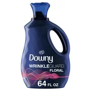 Downy Wrinkleguard Floral, 64 fl oz Liquid Fabric Softener
