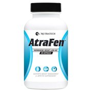 Nutratech Atrafen Powerful Fat Burner And Appetite Suppressant Diet Pill System For Fast Weight Loss, 60 Capsules