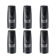 6 Pack Axe Excite Mens Deodorant Body Spray, 150ml