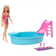 Barbie Estate Playset with Blonde Barbie Doll, Pool, Slide & Accessories