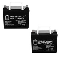 "Mighty Max 12V 35Ah Pride Mobility Jazzy Select 6 Replacement Battery - 2 Pack"