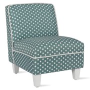 Baby Relax Maisie Kids Chair, Children Furniture, Green Polka Dots