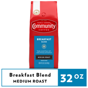 Community Coffee Breakfast Blend Medium Roast Ground 32 oz Gable Top