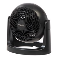 Woozoo Silent 3-Speed Table Air Circulator Fan, Black