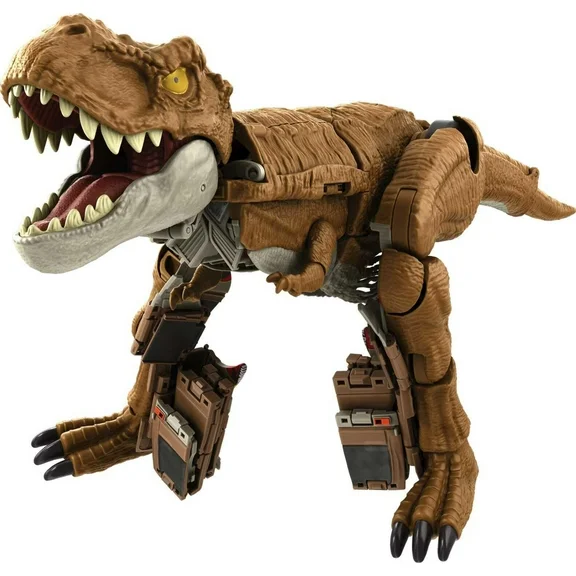Jurassic World Transforming Toy, Tyrannosaurus T Rex Dinosaur to Truck, Chase N Roar
