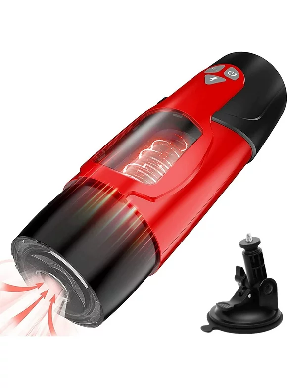 Automatic Male Masturbator Cup with 7 Powerful Thrusting Rotating Modes for Penis Stimulation, Adult Electric Pocket Stroker Male Sex Toys for Men