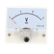 85C1 DC Analog Pointer Voltage Meter Panel 15V Gauge Voltmeter Needle Volt Tester