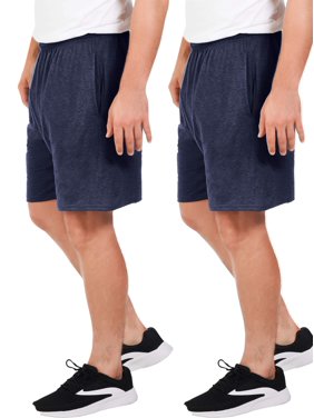 Fruit of the Loom Men's Dual Defense UPF Jersey Shorts with Pockets 2 Pack, up to 4XL